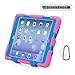 Aceguarder iPad Mini 1&2&3 case snowproof waterproof dirtproof shockproof cover case with Stand (BLUE/Pink)