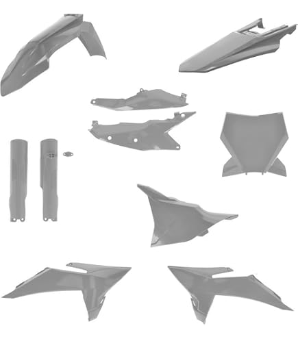 Amazon.com: Acerbis Replica Plastic Kit White for KTM 300 XC 2008