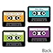 Big Dot of Happiness 80s Cassette Tape Party Essentials Decorations - 1980s Theme Party DIY Cut-Outs, Double-Sided Retro Design, 7x5 Inch Premium Cardstock Paper, 20-Piece Set