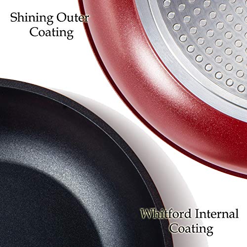 ROCKURWOK Nonstick Nesting Pots and Pans, 7 Pieces RV Cookware Set for