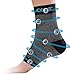 Copper Fit Unisex-Adult's Standard Foot Relief Compression Ankle Sleeve, Black, Medium