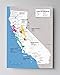 Wine Folly USA: California Wine Map Poster Print, 12