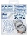 Picture and Mirror Hanging Kit Assortment – Hardware Supplies to Hang a Picture, Canvas, or Painting – Assortment of Hooks, Wire, Nails, and Sawtooth Hangers – Suitable for Drywall and Masonry Hanging