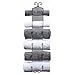 Wine / Towel Rack Wall Mounted - PREMIUM QUALITY, Decorative Metal Decor Style Design With Strong Iron Mesh Backing ( Holds 6 Bottles )