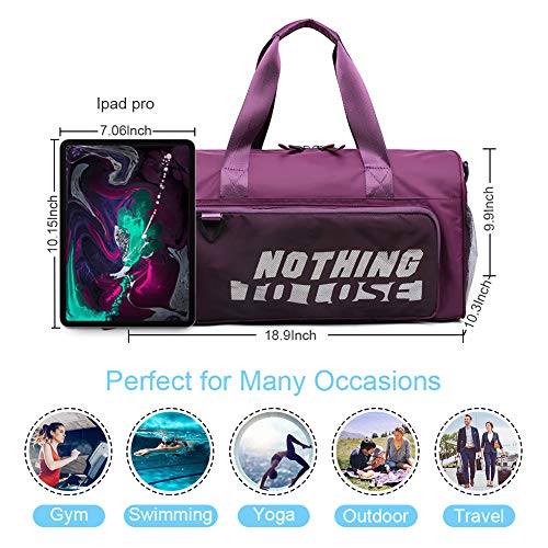 Sporttasche-Damen-Herren-Reisetasche-mit-Schuhfach-Nassfach-Umhaengetasche-fuer-Fitnessstudio-Reise-Wasserdicht-Fitnesstasche-Leicht-Trainingstasche-Gym-Sport-Tasche-Handgepaeck-fuer-Maenner-Frauen-35