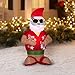 Gemmy Santa Airblown Inflatable 4 Ft. Tall Tropical Santa Lights up