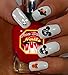 Halloween V1 clear waterslide nail art decals (tattoos). Set of 57 by One Stop Nails.