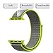 HILIMNY Compatible for Apple Watch Band 42mm, New Nylon Sport Loop, with Hook and Loop Fastener, Adjustable Closure Wrist Strap, Replacement Band Compatible for iwatch, 42mm, Flash