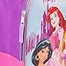 Disney's Princess Backpack Combo Set - Girls' 3 Piece Backpack Set - Cinderella, Bella, Elsa & Jasmine Backpack, Waterbottle and Carabina (Pink/Purple)