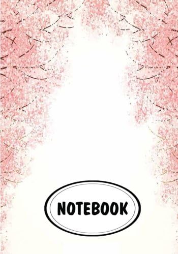Notebook: Dot-Grid,Graph Grid,Lined,Blank Paper : Cherry blossom 03 : Journal Diary, 110 pages, 7" x 10" (Notebook Journal) Paperback – 10 Jan. 2018