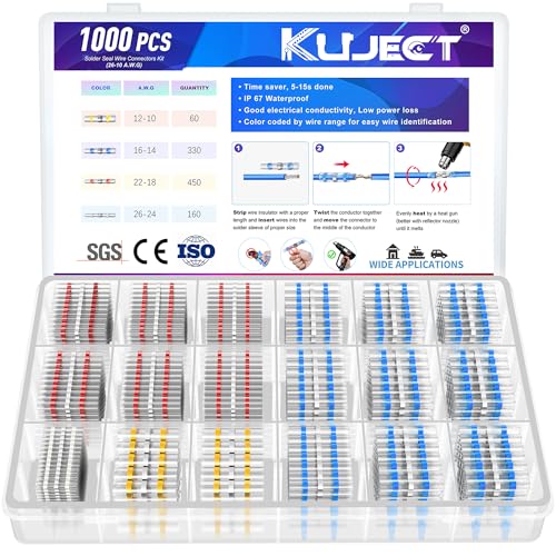 Kuject Heat Shrink Wire Connectors Kit