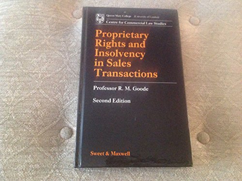 Proprietary Rights and Insolvency in Sales Transactions