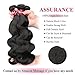 HEBE 10A Peruvian Body Wave Hair 3 Bundles 18 20 22 inches Unprocessed Peruvian Body Wave Hair Weave 100% Virgin Human Hair Extensions Natural Black 1b Can be Dyed