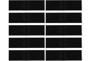 KALLORY 10pcs Black Anti-tarnish Paper Strips 17.7x5cm Non-abrasive Jewelry Protection for Silver Storage