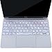 MOSISO Silicone Keyboard Cover Compatible with MacBook Pro 13 inch, Pure Pink and Pure White