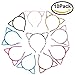Exacoo 10 Pack Cat Ear Headband Hair Hoop Hair Band Makeup Headwear Fashion Headbands For Daily and Party, 10 Colors