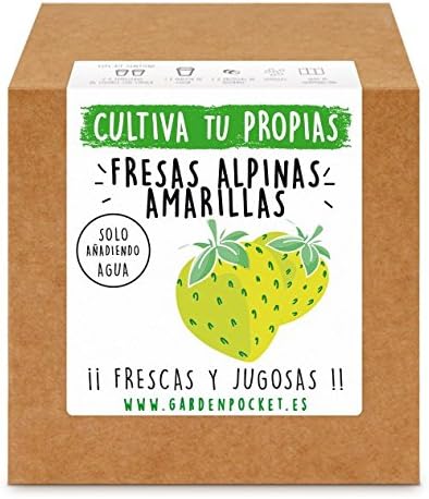 Garden Pocket - Kit Cultivo Fresas Amarillas: Amazon.es: Jardín