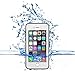 ImpactStrong Compatible with iPhone 7/8 Case, Waterproof Case [Fingerprint ID Compatible] Slim Full Body Protection - Gray/Clear