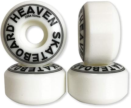 Amazon スケボーウィール ハードウィール 100a 52ミリ スケボータイヤ スケート ホワイト Sk8 Heaven Skateboard ウィール