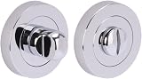 Hunta Bathroom Door Thumb Turn Deadbolt Kit Polished Chrome 76mm view 2