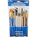 Loew-Cornell 245B Brush Set, Pack of 25, Multi Color (2 Packs)