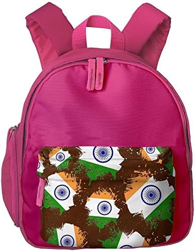 Flag Of India Student Cute Carrying Bookbags Graphic Anti-lost Backpacks