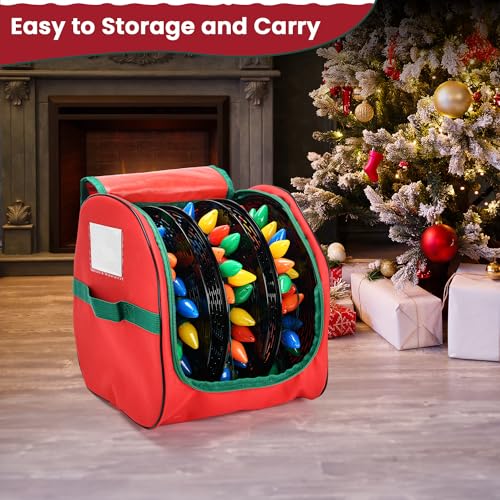 Keten Christmas Light Storage Bag, 600D Oxford Fabric Christmas Light