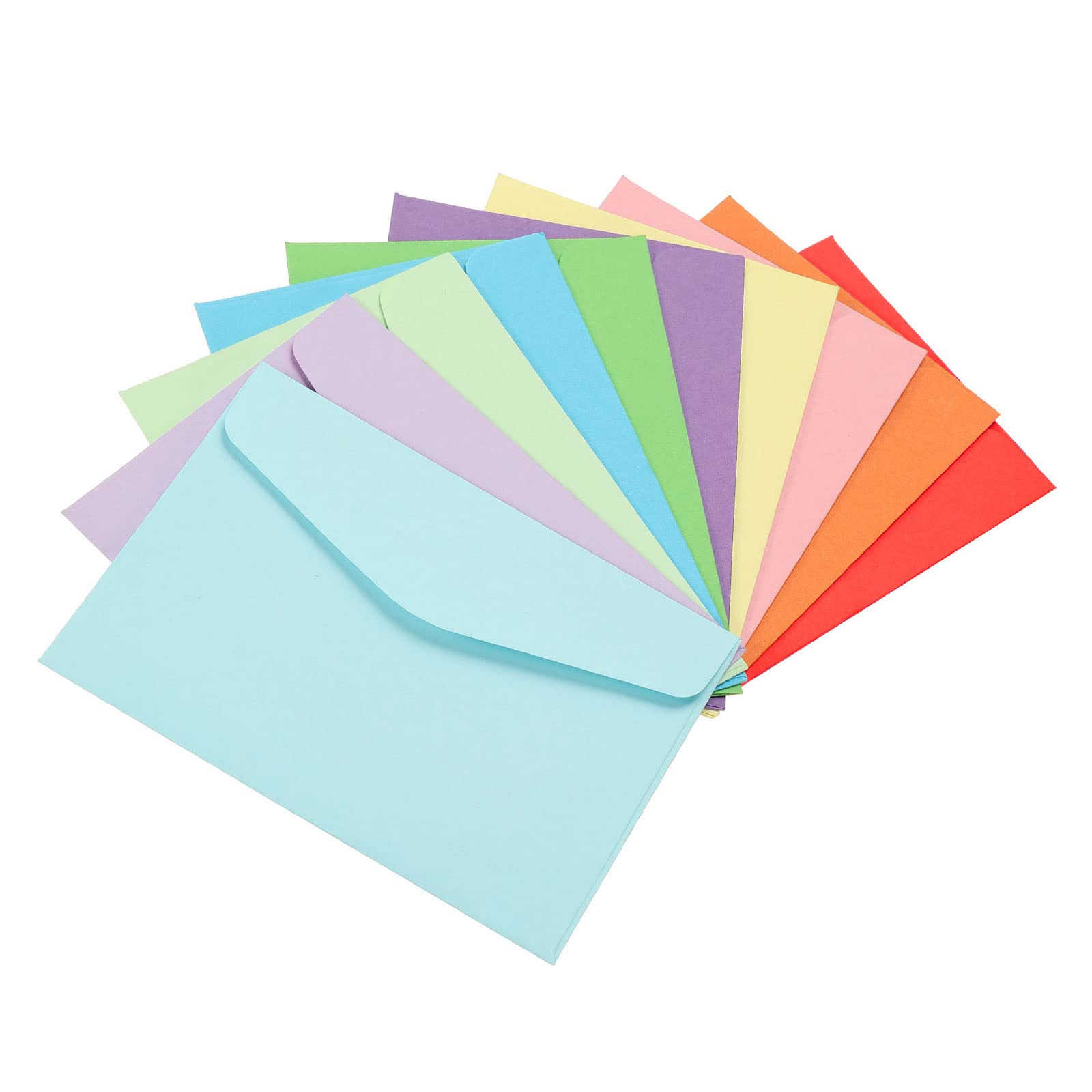 YOKIVE 100 Pack Gift Card Envelopes, Business Greeting Note | Small Item Holder Envelope, Great for Invitations Weddings(Multicolored)