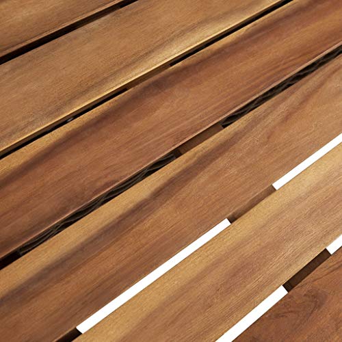 vidaXL Gartenmöbel Set 9-TLG. mit Auflagen Gartengarnitur Sitzgruppe Gartenset Sitzgarnitur Esstisch Gartentisch Stühle Poly Rattan Braun – Bild 8