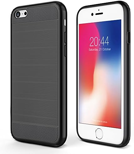 iPhone 6S Case, iPhone 6 Case, Cirso Dual Layer Protective Case Impact Resistant Shockproof with Hard Shell Cover Fit for Apple iPhone 6/6S (Black)