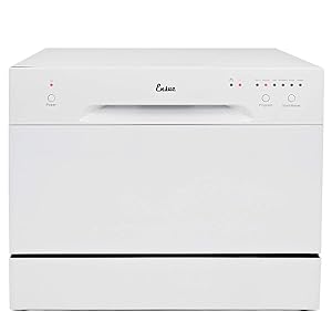 Ensue Countertop Dishwasher Portable Compact Dishwashing Machine White