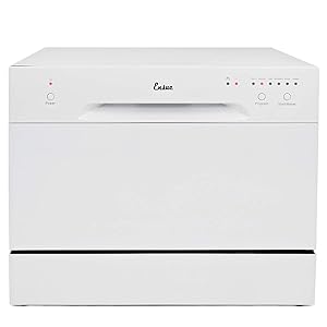 Ensue Countertop Dishwasher Portable Compact Dishwashing Machine White