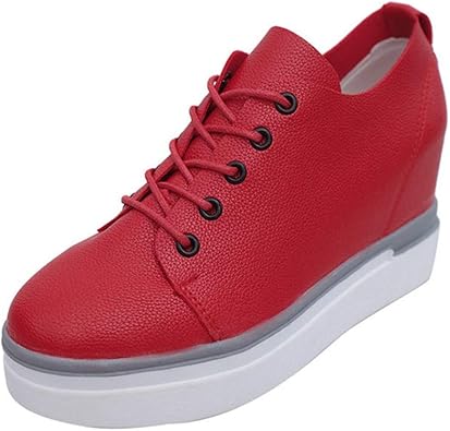 red female sneakers