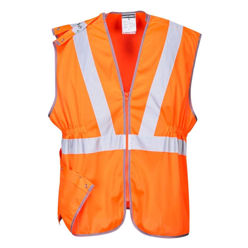 Portwest Hi-Vis Long Vest RIS, Size: 4XL, Colour: Orange, RT20ORR4XL