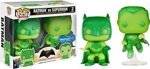 Funko Pop Batman Vs. Superman Glow In the Dark Exclusive 2 pack by Superman vs Batman