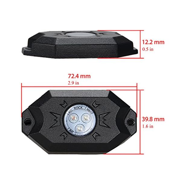 KAIL-9W-4-Pods-Multicolor-Neon-LED-Light-Kit-RGB-LED-Rock-Lights-with-Bluetooth-Controller-Timing-Function-Music-Mode