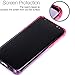 BAISRKE Clear Case for Galaxy S8, Shock Absorption Flexible TPU Soft Edge Bumper Anti-Scratch Rigid Slim Protective Cases Hard Plastic Back Cover for Samsung Galaxy S8 - Pink Purple Gradient