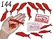 4E's Novelty 144 Mood Fortune Telling Miracle Fish Carnival Games – Novelty Fortune Teller Stuff - Carnival Prizes, in Individual Envelopes – Birthday Party Favors