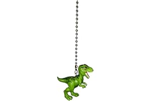 MINIBIRD Tyrannosaurus Rex T-REX Dinosaur Dino Ceiling Fan Pull Light Chain Ornament Extender Extension Extra Length