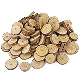 Pixnor 100pcs Slices for DIY Crafts Wedding Decor