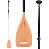 Brocraft SUP Paddles - 3 Piece Adjustable Stand up Paddle - Lightweight Oar for Paddleboard, Aluminum Alloy Shaft 68" - 84", for Surfing, Floating,Water Sport