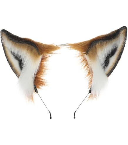 Amazon.com: Loiahoer Jackal Ears Headband Hairband Hairhoop 
