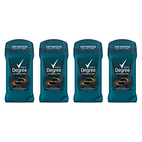 Degree Men Dry Protection Antiperspirant Deodorant Sport 2.7 oz, 4 Count