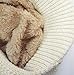 HINDAWI Women Winter Warm Knit Newsboy Hat Wool Snow Caps with Visor, Beige