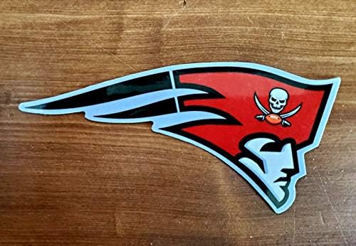 Amazon Com Patriots Buccaneers Logo Sticker Made In The Usa Arts Crafts Sewing