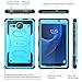 Galaxy Tab A 7.0 Case, [Heavy Duty] i-Blason Samsung Galaxy Tab A 7 2016 Armorbox [Dual Layer] Hybrid Full-body Protective Kickstand Case with Front Cover and Built-in Screen Protector (Blue)