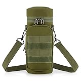 Gonex Tactical Molle Water Bottle Pouch H2O Hydration Carrier (Olive)