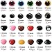SOTOGO 1040 Pieces Colorful Plastic Safety Eyes and Noses with Washers Assorted Sizes for Doll,Puppet,Teddy Bear,Plush Animal