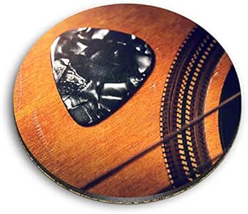 Destination 44022 - Imanes redondos de MDF para guitarra acústica, para