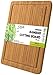LARGE Premium Bamboo Cutting Board w/EXTRA BONUS and Deeper Juice Groove, Convenient Edges for Lifting & Moving, Lightweight & Very Durable Surface by DiEvita
